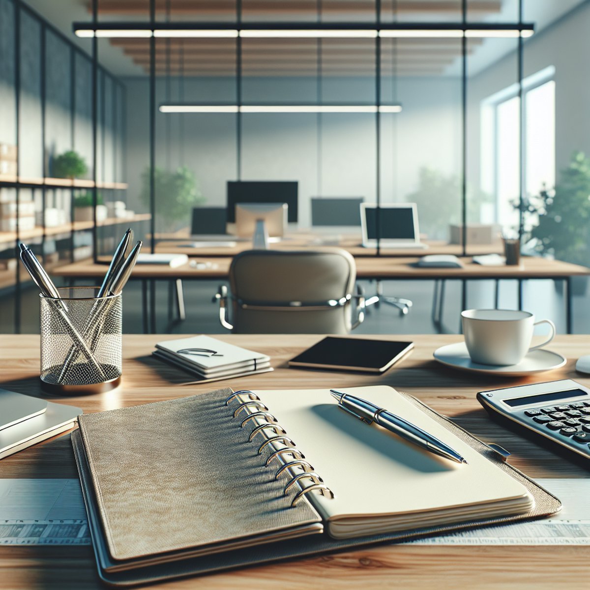 Notebook Budget Calculator Pen Financial Planning